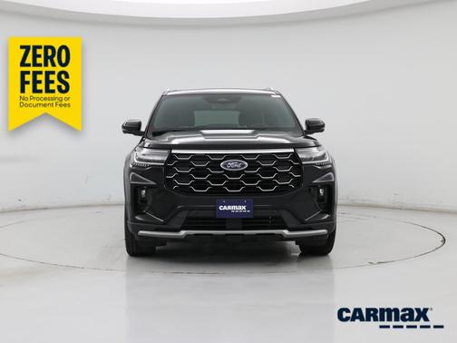 Black 2025 Ford Explorer Platinum