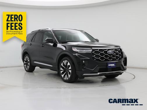 Black 2025 Ford Explorer Platinum
