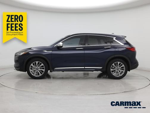 Blue 2023 INFINITI QX50 Luxe
