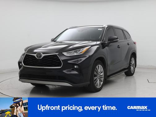 Black 2020 Toyota Highlander Platinum
