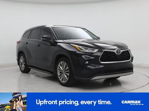 Black 2020 Toyota Highlander Platinum
