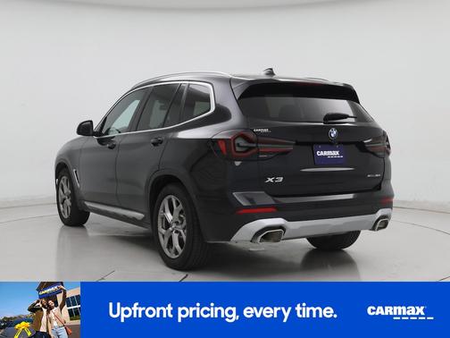 Black 2022 BMW X3 XDrive30i