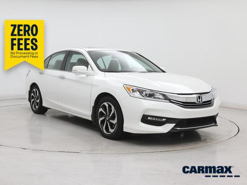 White 2017 Honda Accord EX-L