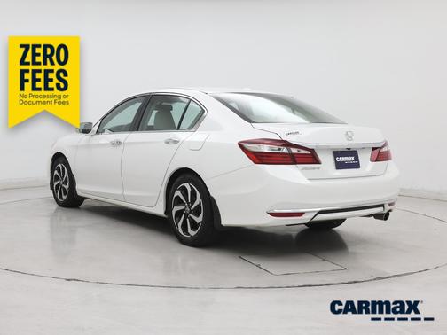 White 2017 Honda Accord EX-L