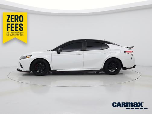 White 2020 Toyota Camry TRD