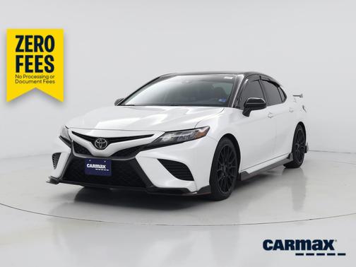 White 2020 Toyota Camry TRD