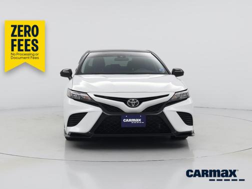 White 2020 Toyota Camry TRD