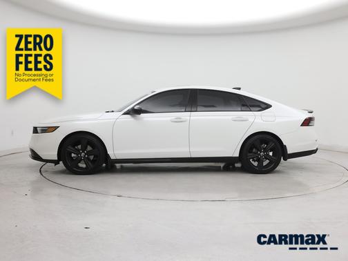 White 2024 Honda Accord Hybrid Sport-L