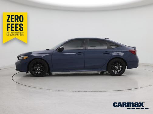 Blue 2025 Honda Civic Sport