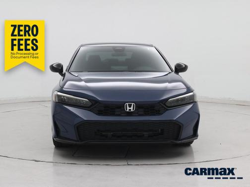Blue 2025 Honda Civic Sport
