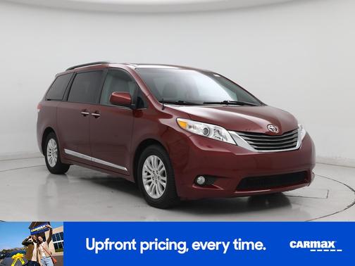 Red 2014 Toyota Sienna XLE