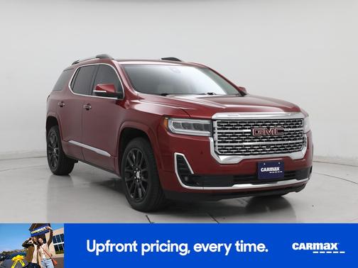 Red 2020 GMC Acadia Denali