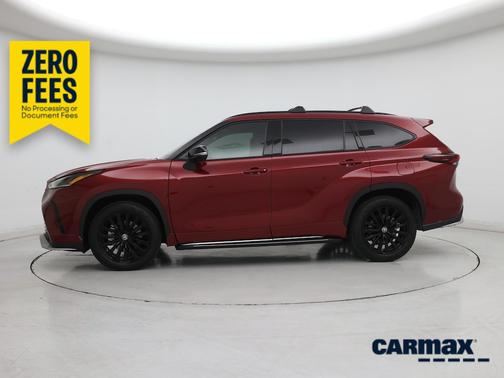Red 2026 Toyota Highlander XSE
