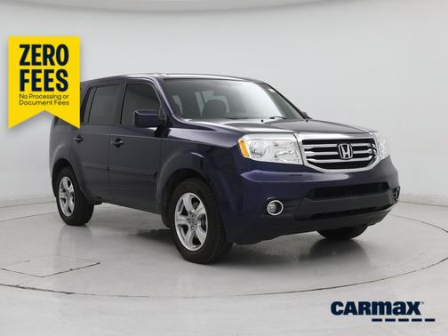 Blue 2015 Honda Pilot EX