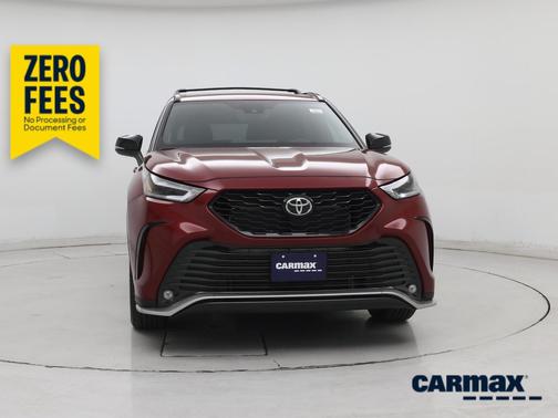 Red 2026 Toyota Highlander XSE