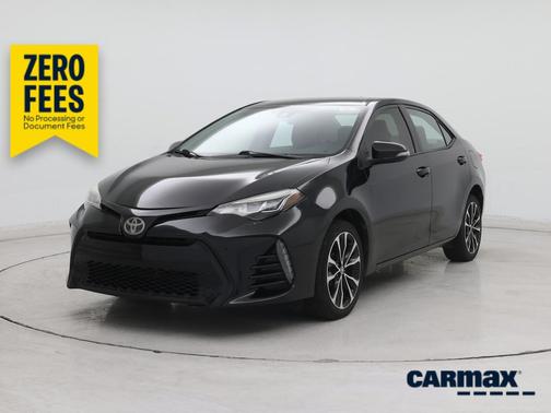 Black 2017 Toyota Corolla SE