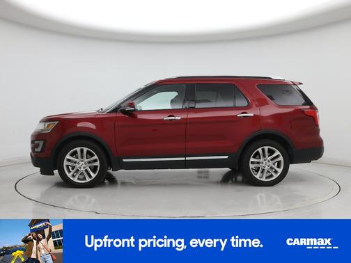 Red 2017 Ford Explorer Limited