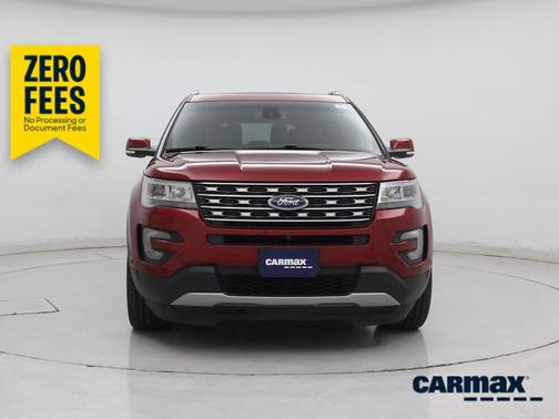 Red 2017 Ford Explorer Limited