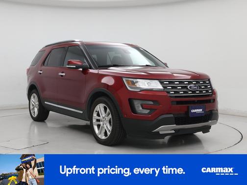 Red 2017 Ford Explorer Limited