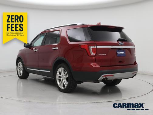 Red 2017 Ford Explorer Limited