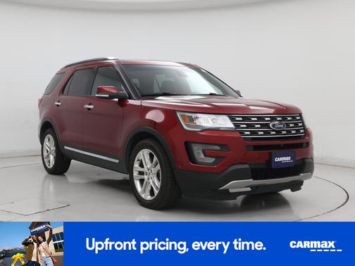 Red 2017 Ford Explorer Limited
