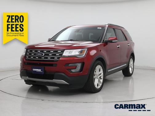 Red 2017 Ford Explorer Limited