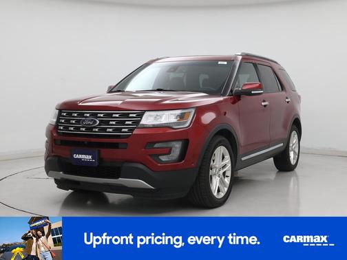 Red 2017 Ford Explorer Limited
