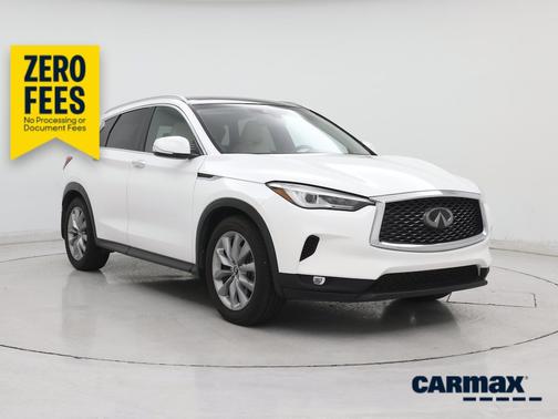 White 2019 INFINITI QX50 Luxe