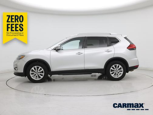 Silver 2017 Nissan Rogue SV