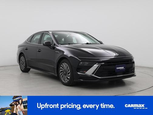 Black 2025 Hyundai SONATA Hybrid Limited