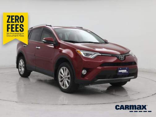 Red 2018 Toyota RAV4 Limited