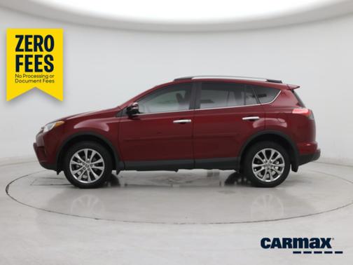 Red 2018 Toyota RAV4 Limited