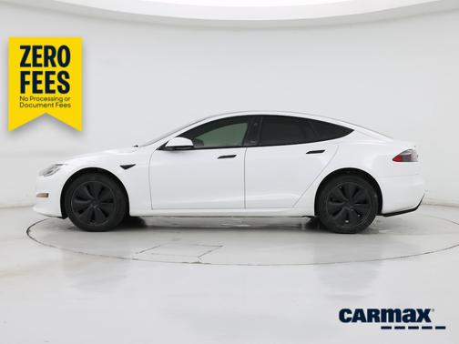 White 2021 Tesla Model S Long Range