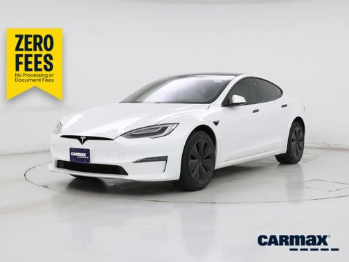 White 2021 Tesla Model S Long Range
