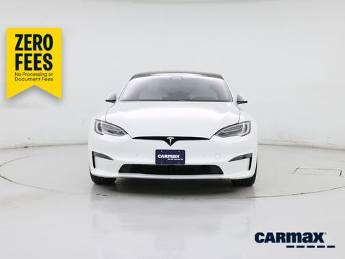 White 2021 Tesla Model S Long Range