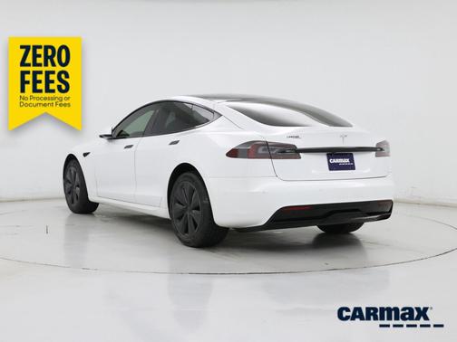White 2021 Tesla Model S Long Range