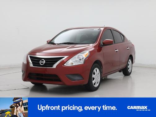 Red 2018 Nissan Versa SV