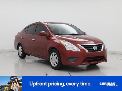 Red 2018 Nissan Versa SV
