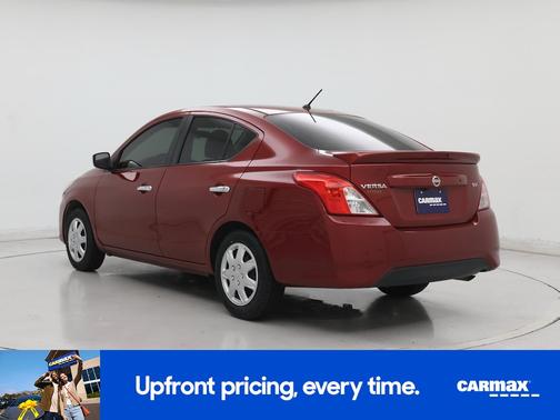 Red 2018 Nissan Versa SV