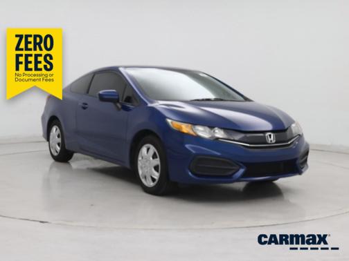 Blue 2014 Honda Civic LX