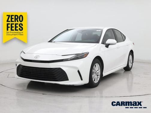 White 2025 Toyota Camry LE
