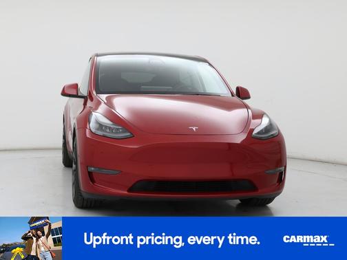 Red 2021 Tesla Model Y Performance