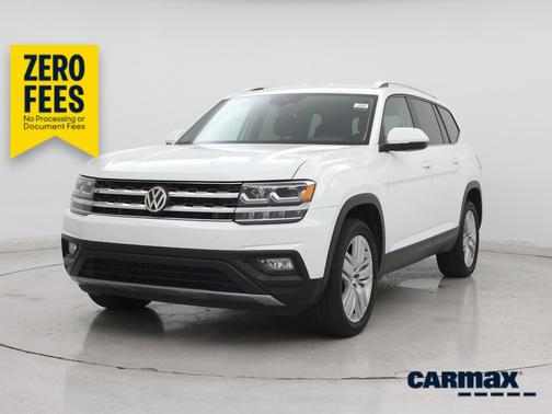 White 2019 Volkswagen Atlas SE w/Tech