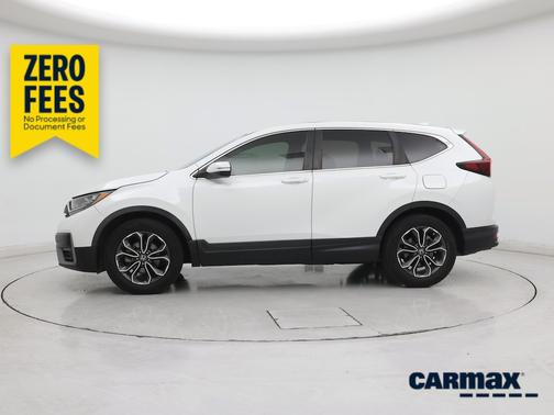 White 2021 Honda CR-V EX
