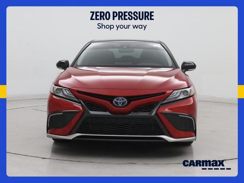 Red 2024 Toyota Camry Hybrid XSE