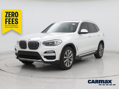 White 2019 BMW X3 XDrive30i