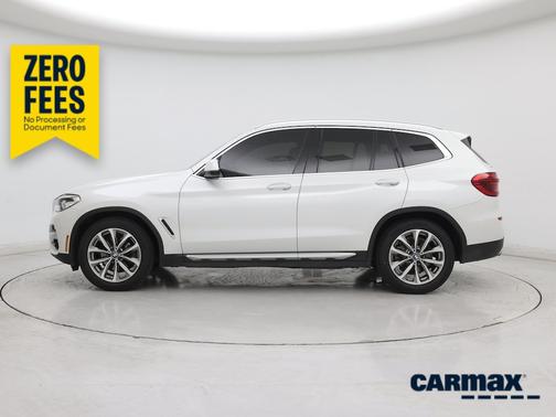White 2019 BMW X3 XDrive30i