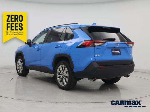 Blue 2019 Toyota RAV4 XLE Premium