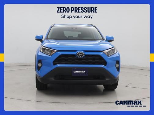 Blue 2019 Toyota RAV4 XLE Premium
