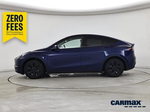 Blue 2025 Tesla Model Y Long Range